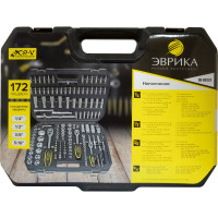 Набор инструмента Эврика 1 4" 1 2"DR 6-гранный 172 предмета ER-80172 575562
