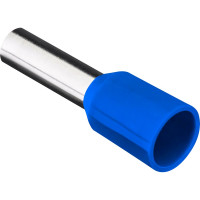 Наконечник-гильза Duwi Е2508, 2.5мм2, с изолированным фланцем, 25 шт./уп. 26687 7