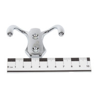 Крючок Tech-Krep/Zitar 2405, 2-х рожковый, хром 1 шт. 129917