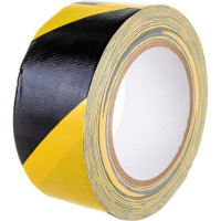 Клейкая лента DGTAPE Utility WARNING - Гаффа тейп 50мм/25м - Желтый& Черный UW50/25/YB