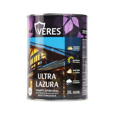 Пропитка Veres Ultra Lazura №19 дуб 0.9 л 1/6 42037
