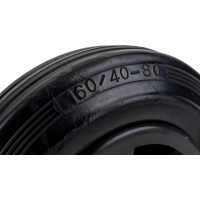 Колесо для мусорных контейнеров поворотное усиленное SC63 160 мм MFK-TORG 4001160-KU