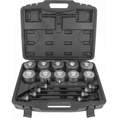 Универсальный инструмент для замены сайлентблоков THORVIK APPS24 в наборе, 44-82мм, 24 предмета 52638