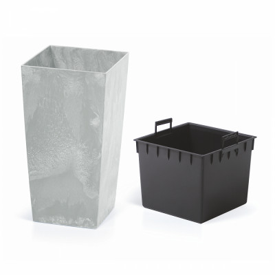 Кашпо для цветов Prosperplast URBI SQUARE BETON DURS400B-422U
