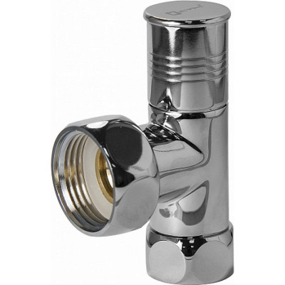 Угловой вентиль СТМ 1 х3/4 г/г ручка-цилиндр для п/с хром, ТЕРМО CPV00134