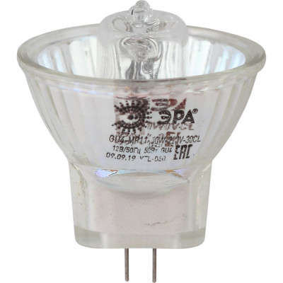 Лампа галогенная ЭРА GU4-MR11-50W-12V-30CL Б0044749