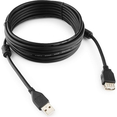 Экранированный кабель-удлинитель Cablexpert CCF2-USB2-AMAF-15