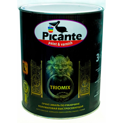 Грунт-эмаль по ржавчине Picante TRIOMIX 10520-1013.BB