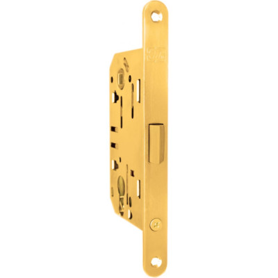 DOORLOCK Корпус замка DL431/50 PZ85 M полированная латунь реверсивный, пластиковая защелка, II класс 75324