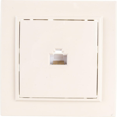 EKF Минск Розетка RJ-45 1-мест. СП бежевый ERK01-035-20