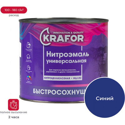 Эмаль KRAFOR НЦ-132 26499