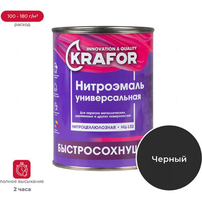 Эмаль KRAFOR НЦ-132 26485