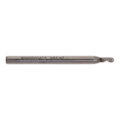 CUT2 Однозаходная сферическая фреза 2x5x40x3.175mm Z=1 20132