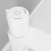 IDDIS Смеситель для умывальника с инновац. упр. Push Control, белый матовый, Slide, SLIWTBTi01