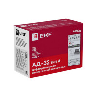 Дифференциальный автомат EKF АД-32, 1P+N, 16А/30мА, (тип А) PROxima DA32-16-30-a-pro