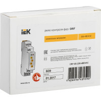 Реле фаз IEK ORF 05. 3фазы 220-460В AC ORF-05-220-460VAC