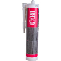 Силиконовый термостойкий герметик CX80 прозрачный 310ML 297