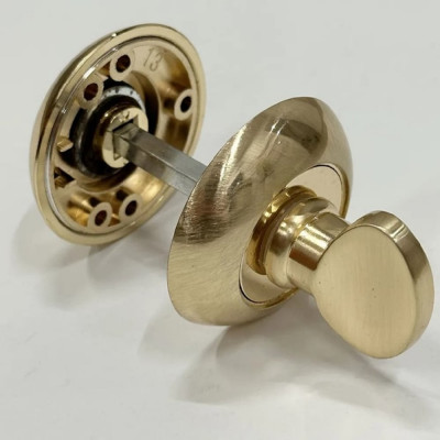 Сантехническая завёртка Rucetti RAP WC SG/GP цвет-матовое золото/золото 9008778