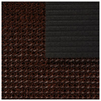 Коврик-дорожка VORTEX ТРАВКА на противоскользящей основе темно-коричневый 24002