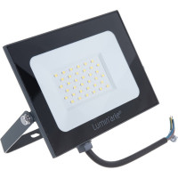 Светодиодный прожектор Lumin'arte LED 50Вт 5700K холодный белый свет 3750лм черный IP65 LFL-50W/05