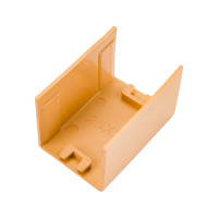 Соединитель EKF PROxima Plast, под светлое дерево, 4 шт conl-25-25x4