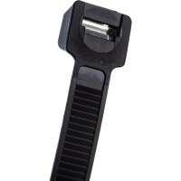 Кабельный хомут Экопласт 7.6х400 мм, черный 45405BL