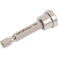 Набор бит с ограничителем PH2х50 5 шт. Vertextools ОГ-PH2-50