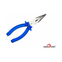 Загнутые утконосы 200мм с синими ручками СЕРВИС КЛЮЧ 71202