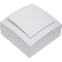 Выключатель NILSON 1ОП белый Themis naturel 26111001