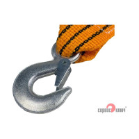 Ленточный трос 5 т эконом 2 крюка СЕРВИС КЛЮЧ 73703