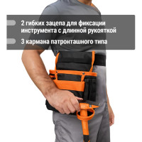 Сумка-пояс TDM ELECTRIC СПЭ-2, 7 карманов, 250x290x70 мм, «Алмаз» SQ1032-0102