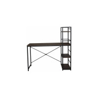 Стол на металлокаркасе BRABIX LOFT CD-005 морёный дуб 641221