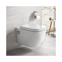 Подвесной унитаз Grohe Euro Ceramic, каскадный смыв, видимый крепеж 39538000