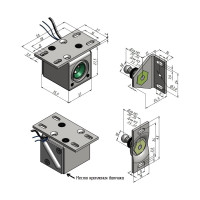 Замок электромеханический накладной миниатюрный универсальный PROMIX SM102.11 белый 00-00167491