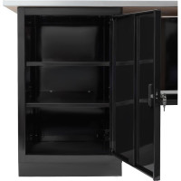 Верстак с драйвером и тумбой Inforce 1600х686х845 LW-3, допустимая нагрузка на стол 1000кг, 05-01-007