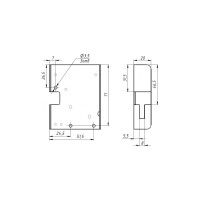 Электромеханический замок PROMIX SM308.10.1 серебро 00-00081049