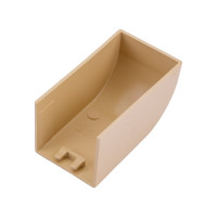 Заглушка EKF PROxima Plast, под светлое дерево, 4 шт ecl-25-25x4