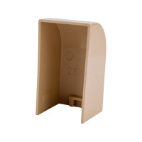 Заглушка EKF PROxima Plast, под светлое дерево, 4 шт ecl-25-25x4