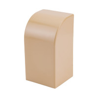 Заглушка EKF PROxima Plast, под светлое дерево, 4 шт ecl-25-25x4