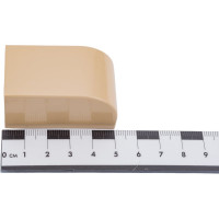 Заглушка EKF PROxima Plast, под светлое дерево, 4 шт ecl-25-25x4