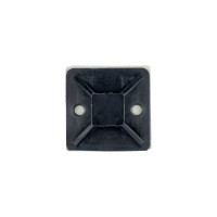 Самоклеящаяся площадка EKF черная 40х40 мм, 100 шт. plc-40x40-b