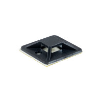 Самоклеящаяся площадка EKF черная 40х40 мм, 100 шт. plc-40x40-b