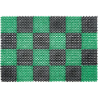 Коврик SUNSTEP травка, 56х84 см, черно-зеленый 71-017