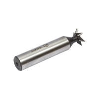 Фреза для пазов ласточкин хвост (16x60x4х12 мм; 45°; Z=6; DIN1833; обратный конус, HSS 6542) ИНСТУЛС 00001179968