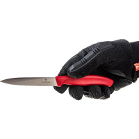 Нож для очистки овощей Victorinox лезвие 10 см, волнистое, красный 6.7731