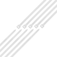 Хомут стяжка нейлоновая SUPRLAN 2,5х150мм белая /100pcs/ 06-1020