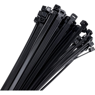 Кабельные стяжки (хомуты) Airline 4.8х400 мм пластиковые черные 100 шт ACT-N-30