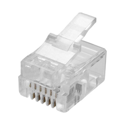 Коннекторы SUPRLAN 6P6C /RJ-11/ /100 pcs/ 10-0228
