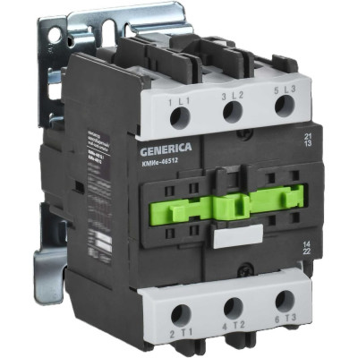 Контактор GENERICA КМИе-46512 65А 400В/АС3 1НО,1НЗ KKME41-065-400-11