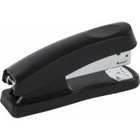 Степлер №24/6, 26/6 BRAUBERG Standard+, до 30 листов, черный, 228608